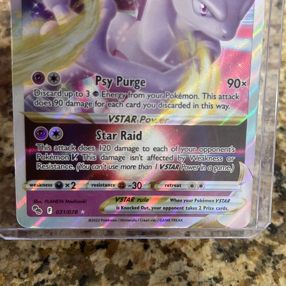 Pokémon card Mewtwo VStar new - Picture 4 of 4